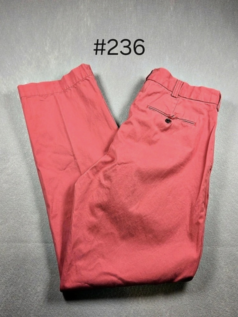 Polo Ralph Lauren flat-front pants Men's Coral Pink Pants Waist 34/32